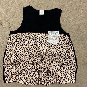 G&E leopard print tank